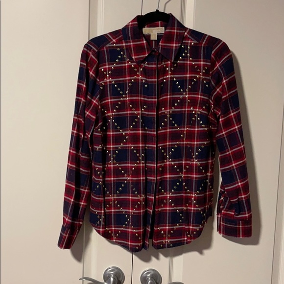 Michael Kors Plaid Button-up Shirt - Picture 1 of 3